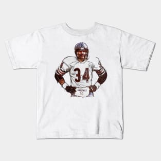 Walter Payton Chicago Sweetness Sketch Kids T-Shirt